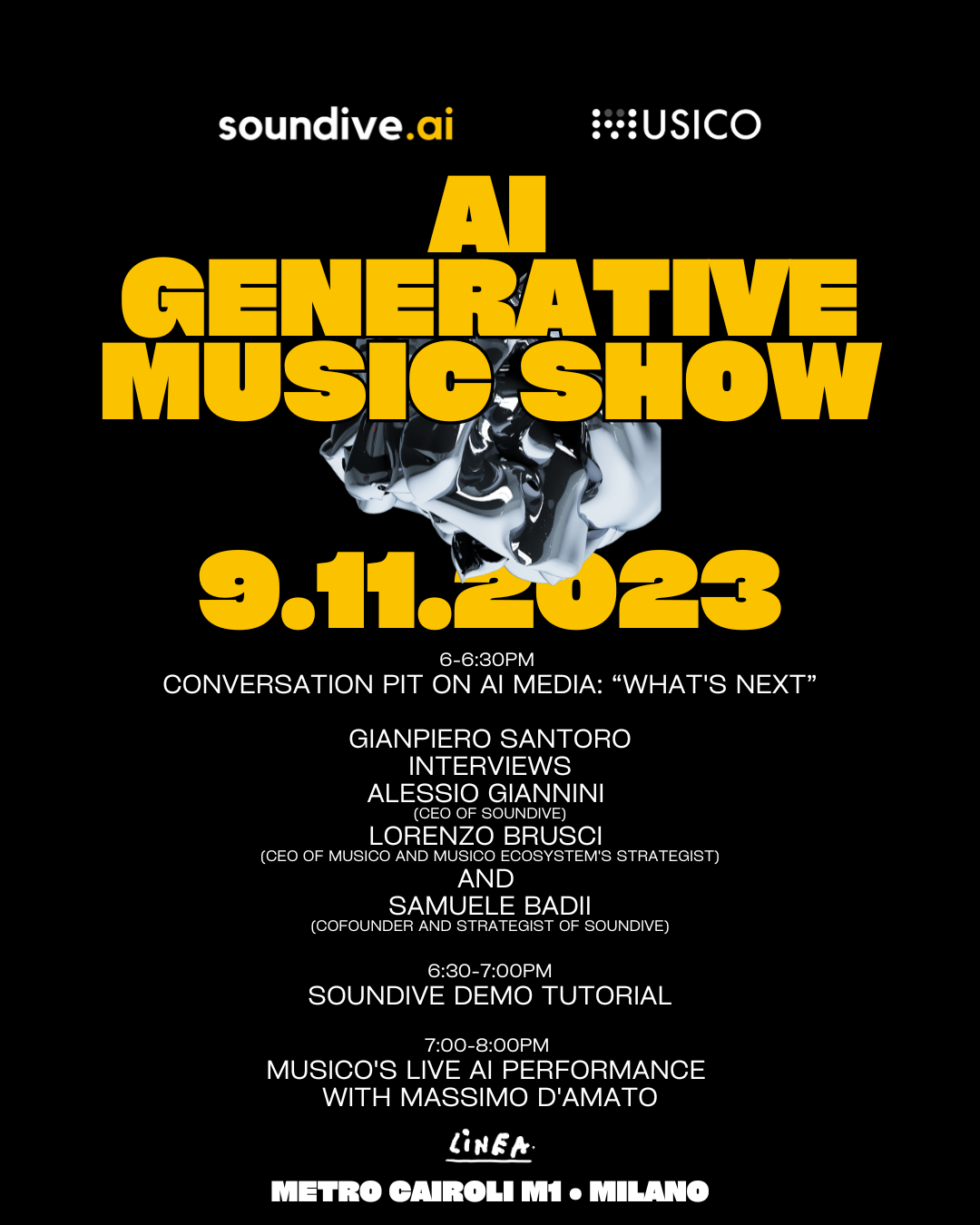 MUSICO Ai-assistive technology music tools for a live Dj performance